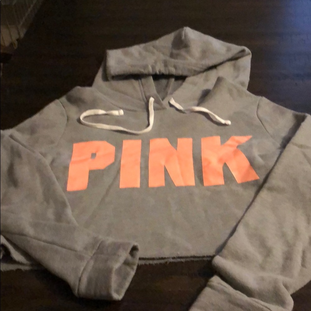 Women’s Pink Cropped  Hoodie